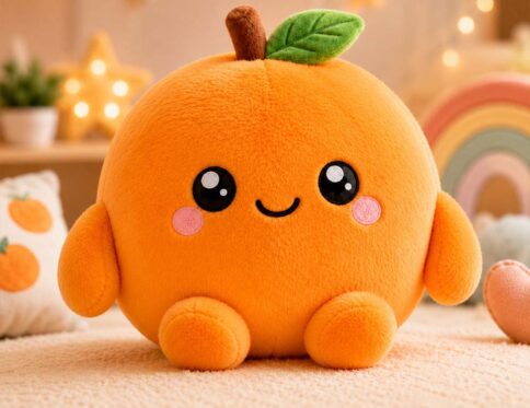 Apple, Avocado & Orange Plush Toys